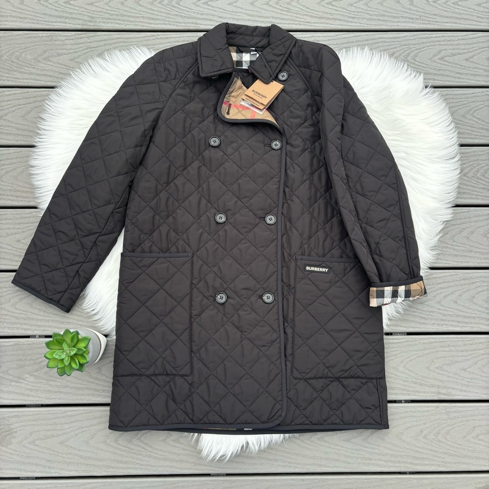 Burberry Black Quilted Jacket